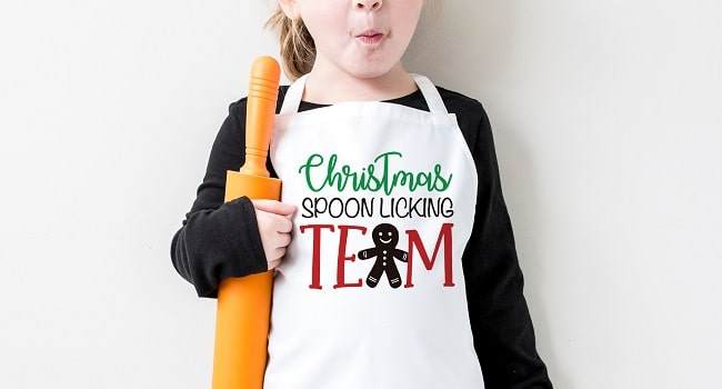 Christmas Spoon Licking Team SVG Image File Download for Christmas Projects