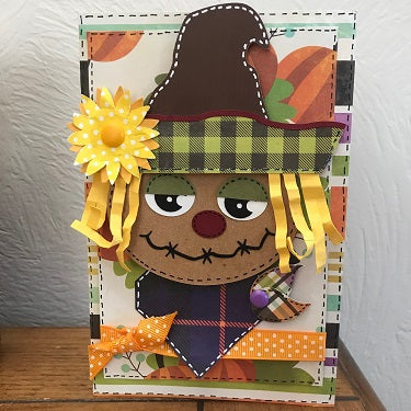 Cute Scarecrow SVG Image File Download for Halloween Projects