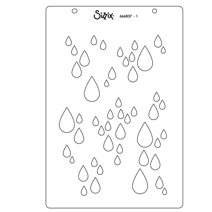 View 6 of Drip, Drip, Drop A5 Clear Stamp Set by Stacey Park - Sizzix