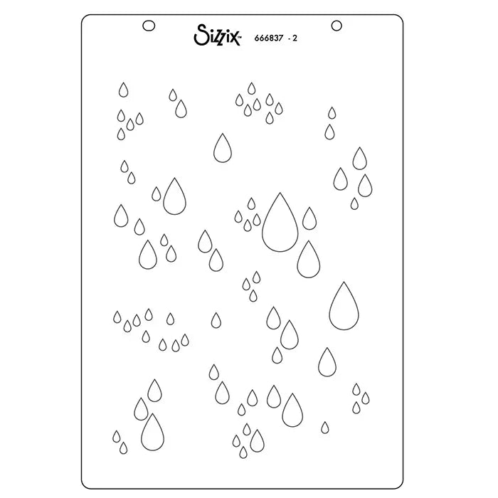 View 7 of Drip, Drip, Drop A5 Clear Stamp Set by Stacey Park - Sizzix