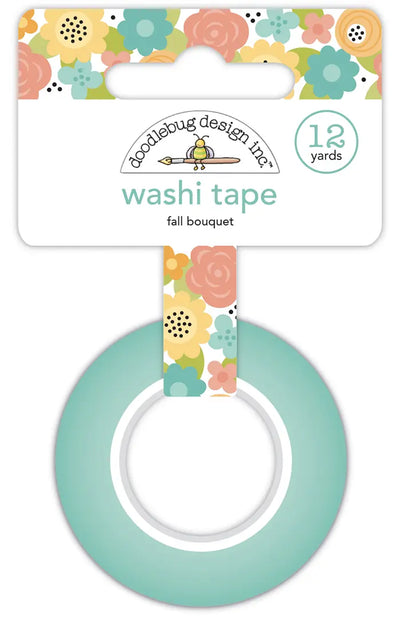 Fall Bouquet Washi Tape - Farmhouse - Doodlebug