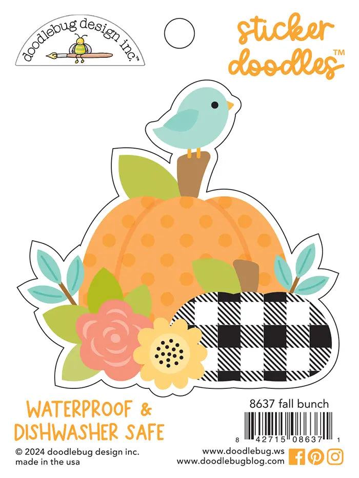 Fall Bunch Sticker Doodles - Farmhouse - Doodlebug