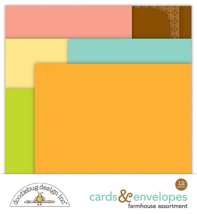 Farmhouse Assortment Cards & Envelopes - Doodlebug