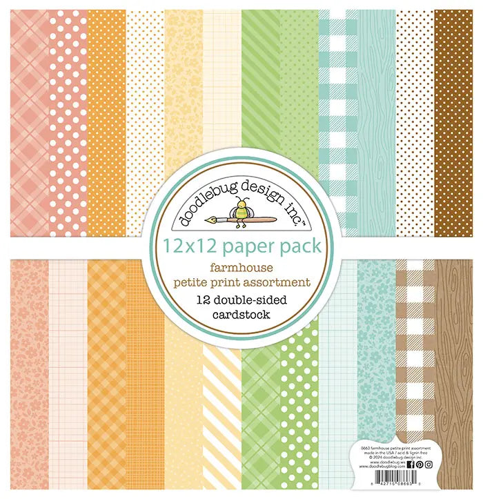 Farmhouse Petite Prints Assortment Pack - Doodlebug