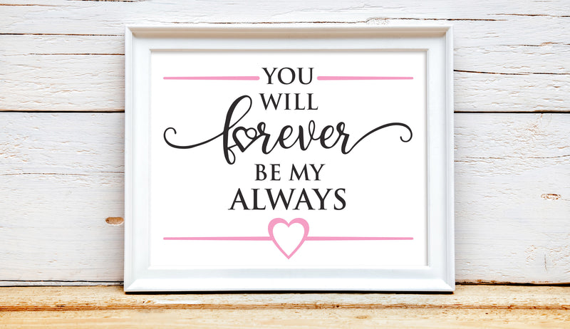 Timeless Love SVG Image File Download for Valentine&