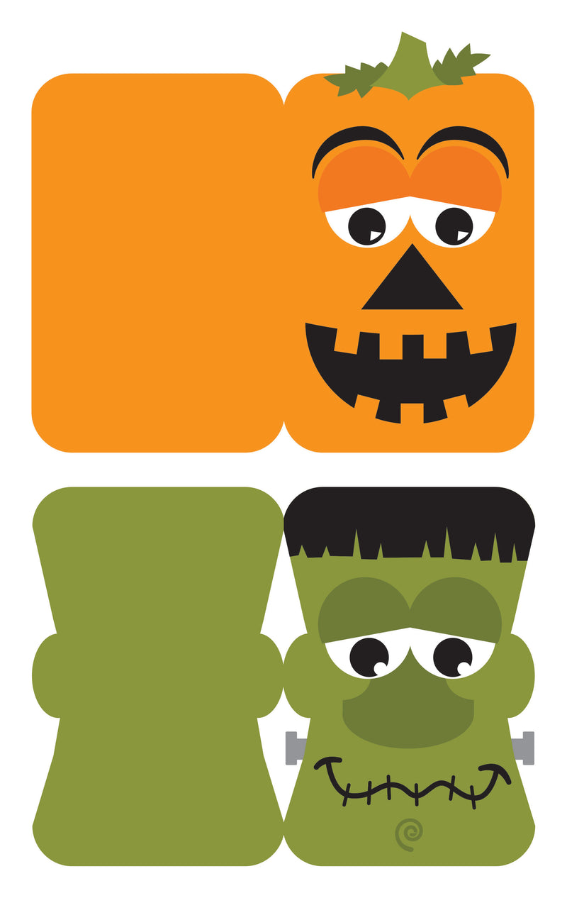 Spooky Smiles: Fun Halloween Cards SVG Image File Download for Halloween Projects