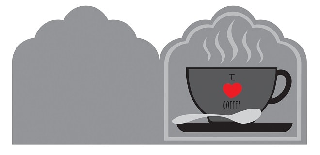 Steamy Love Coffee Enthusiasts SVG Image File Download for Craft Projects