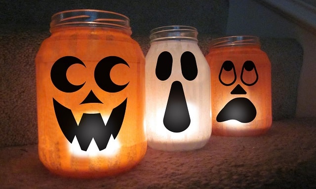 Jack-O-Lantern Faces SVG Image File Download for Halloween Projects