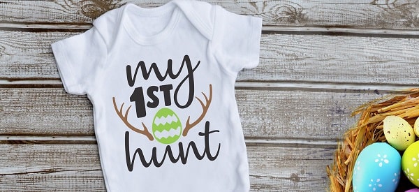 My First Hunt Onesie SVG Image File for Craft Projects