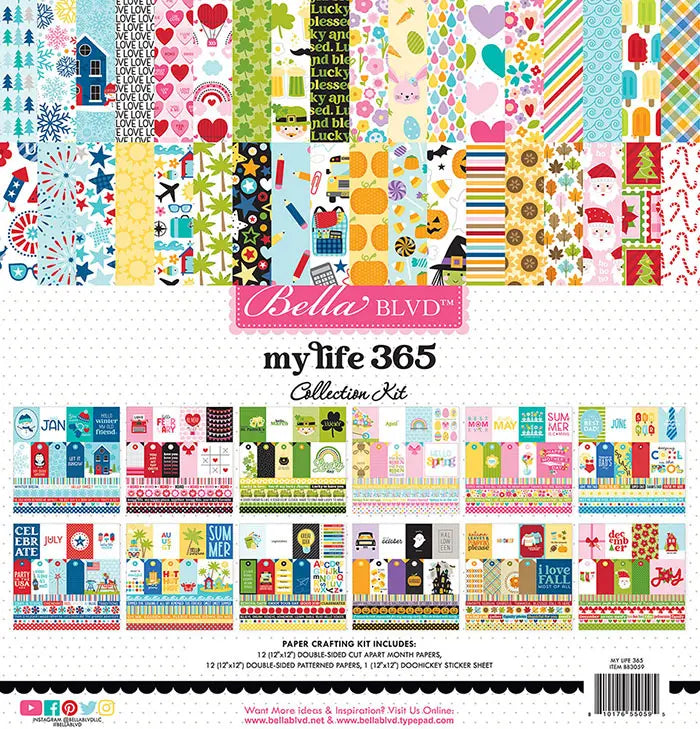 My Life 365 12" x 12" Collection Kit - Bella Blvd