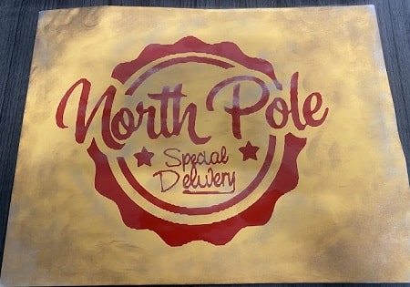 North Pole Special Delivery SVG Image File Download for Christmas Projects