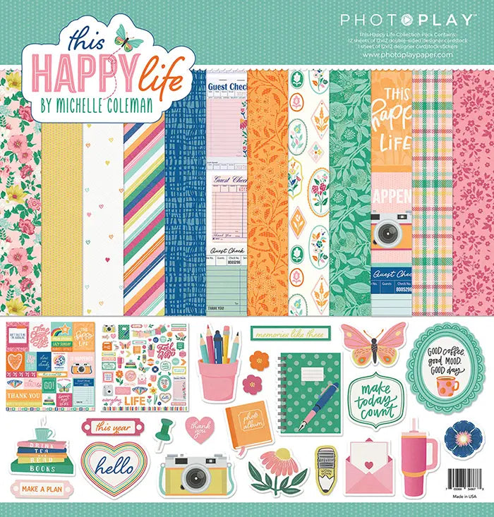 This Happy Life 12"x12" Collection  Pack - PhotoPlay 