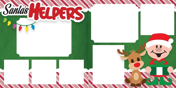 Deck the Halls with Santa's Helpers SVG Image File Download for Christmas Projects