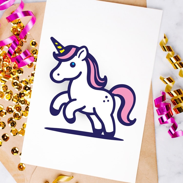 Unicorn SVG Image Files Download (3 Pack) for Craft Projects