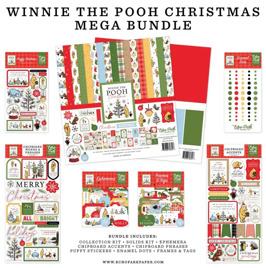 Winnie The Pooh Christmas Mega Bundle - Echo Park