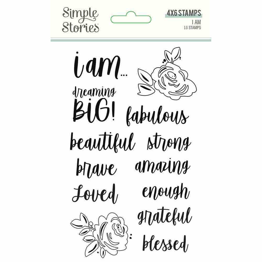 I Am 2020 Clear Stamps-Simple Stories