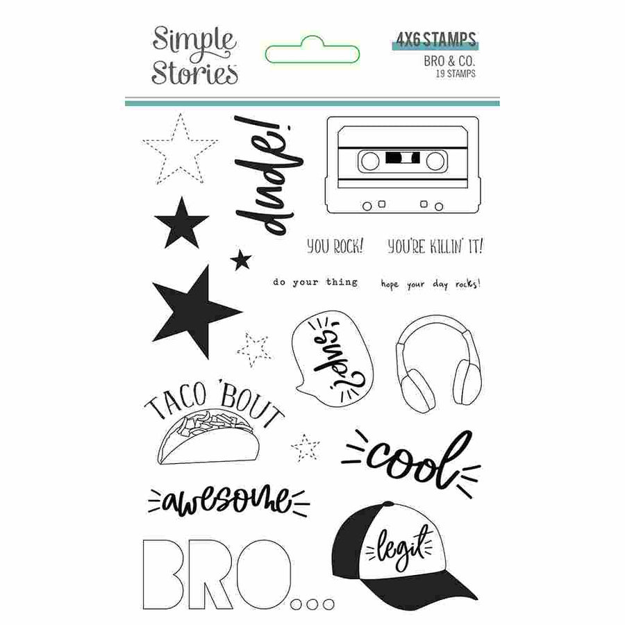 Bro & Co Clear Stamps-Simple Stories