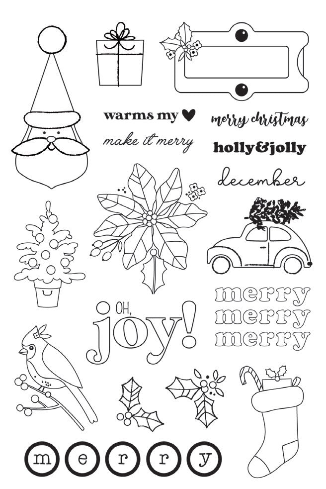 Make it Merry Stamps-Simple Stories