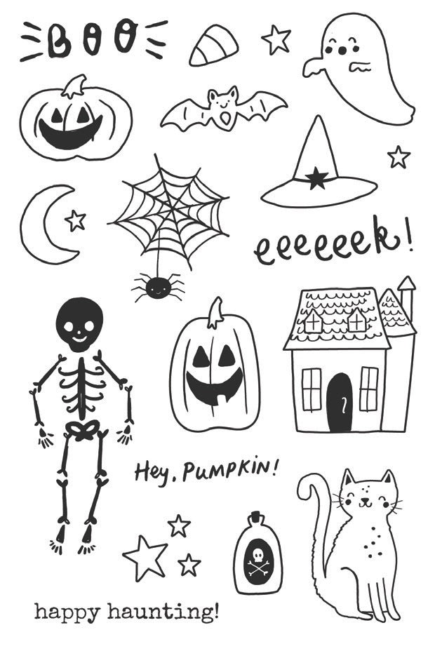 Spooky Nights Stamps-Simple Stories