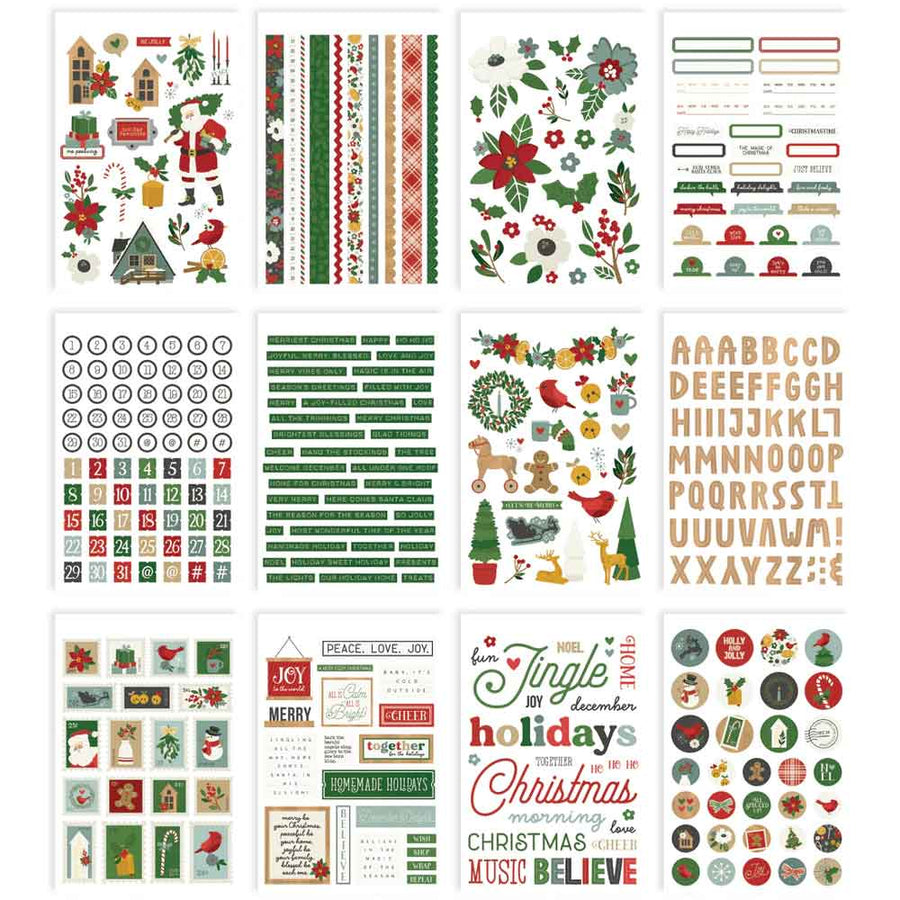 Hearth & Holiday Sticker Book - Simple Stories