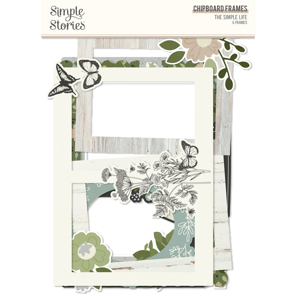 The Simple Life Chipboard Frames-Simple Stories