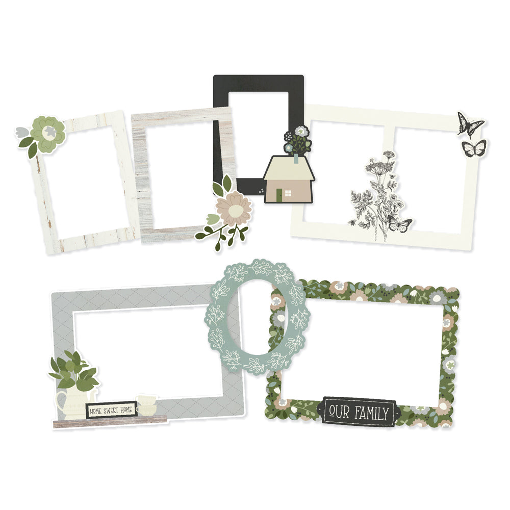 The Simple Life Chipboard Frames-Simple Stories