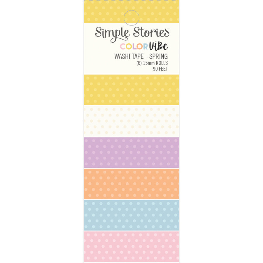 Color Vibe Washi Tape Spring-Simple Stories