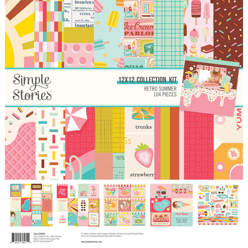 Retro Summer Collection Kit - Retro Summer Collection - Simple Stories