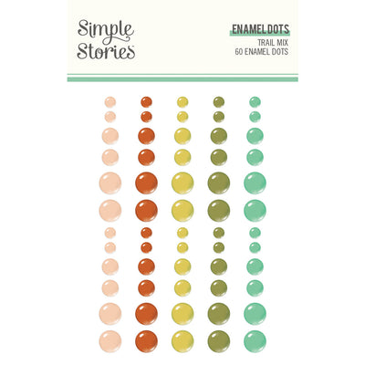 Trail Mix Enamel Dots  - Simple Stories