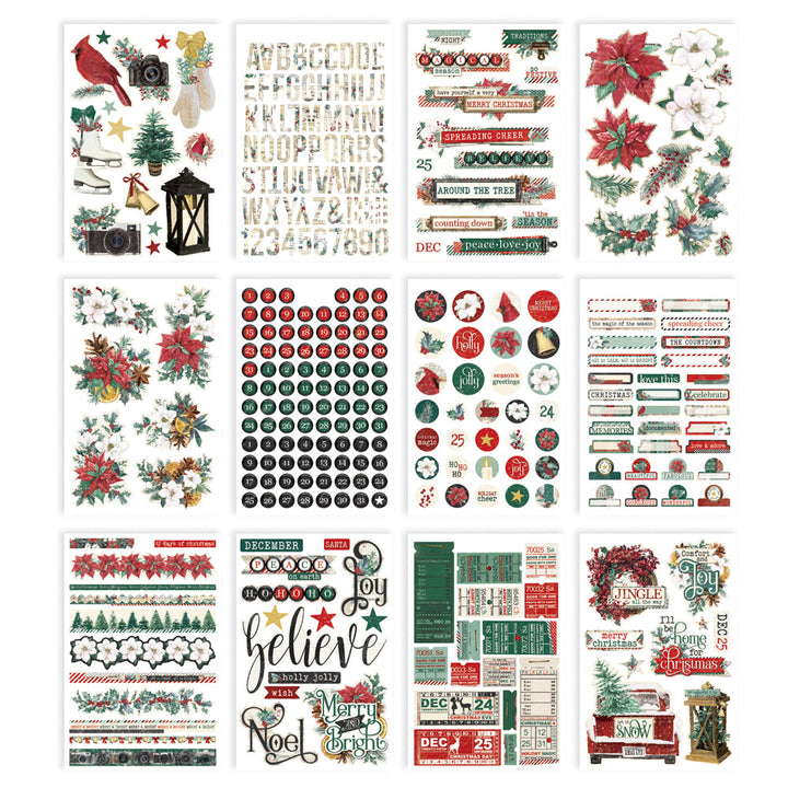 Simple Vintage Tis The Season - Sticker Book - Simple Stories