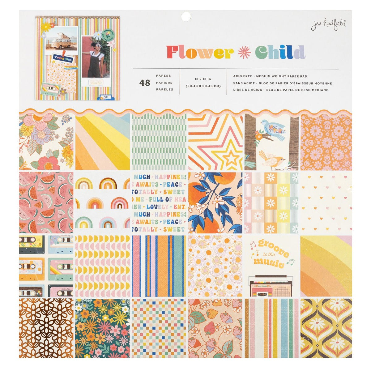 Wildflower Stickers - 12x12 Sheet - Crafts Direct