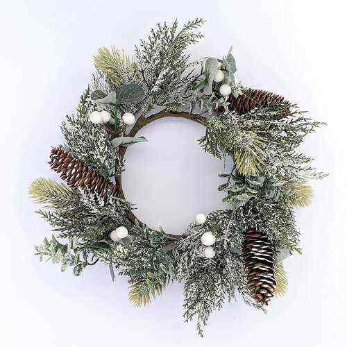 Winter Wreath - Home Board - Foundations Decor