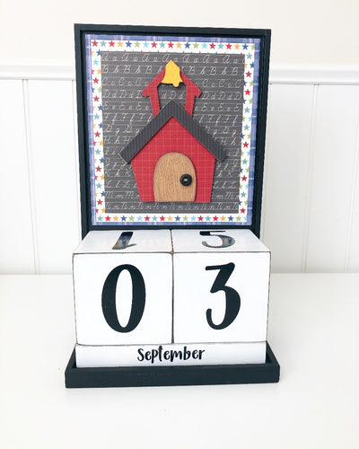 September: School - Block Countdown - Foundations Decor