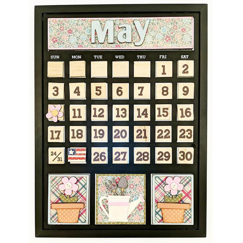 Foundations Decor May Magnetic Calendar - Wood Craft Projects ...