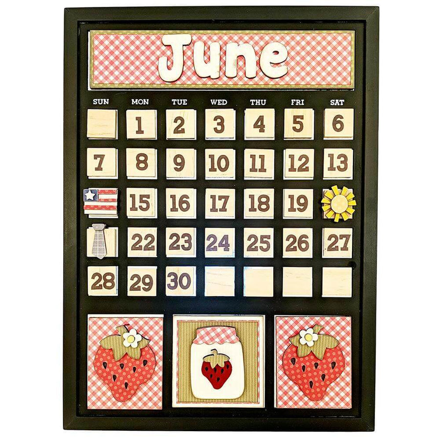 June Magnetic Calendar - Foundations Decor