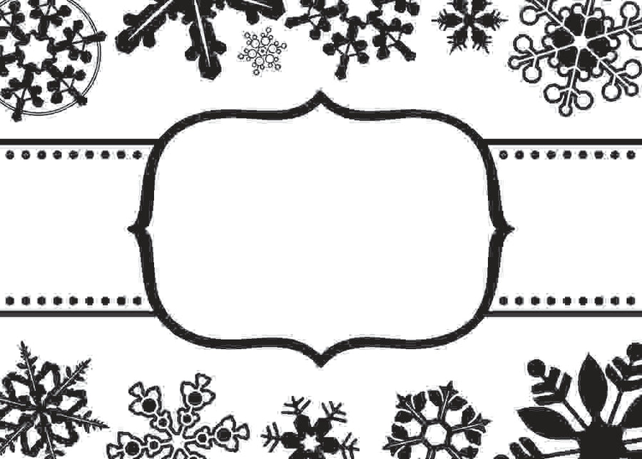 Cgull 12-0015 Embossing Folder Snowflake Border