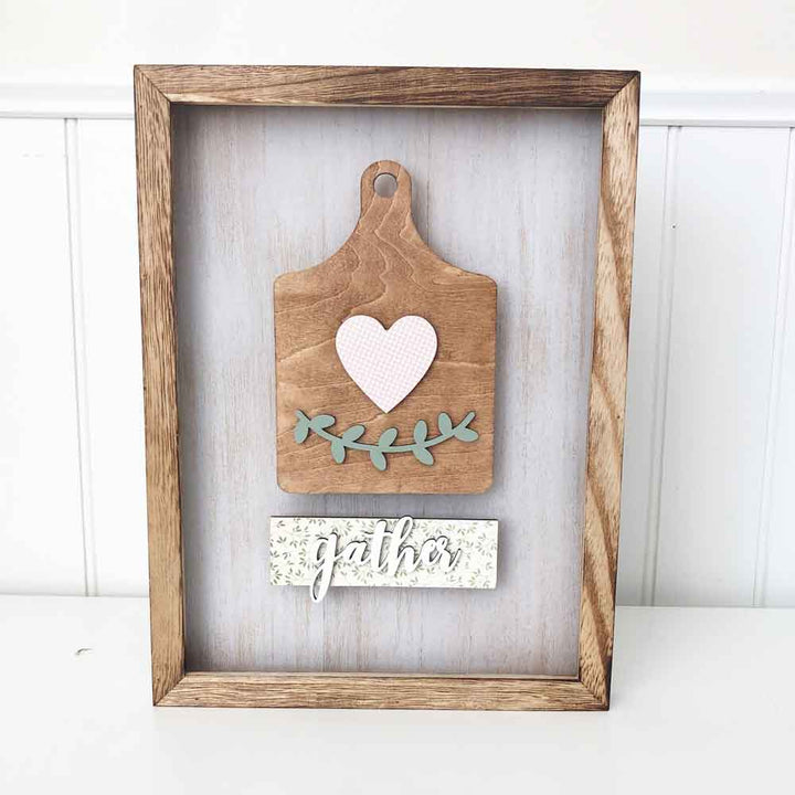 Gather Cutting Board - Simply Framed - Foundations Decor