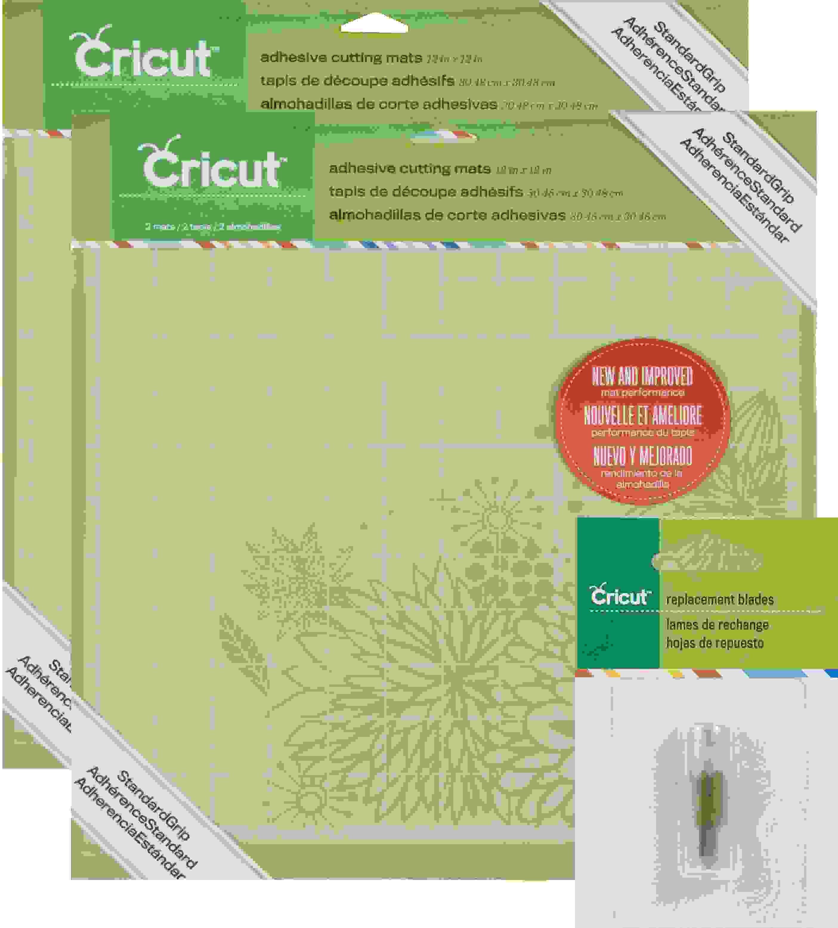 Cricut Standard Grip Mat, 30cm x 30cm , 2 Mats