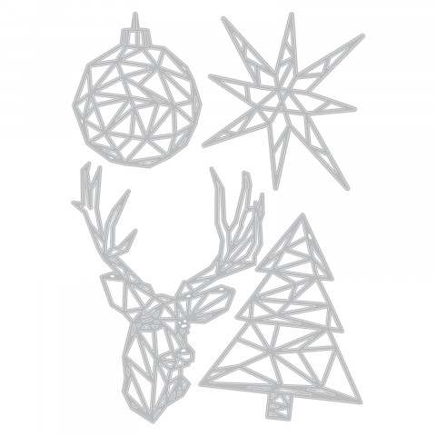 Geo Christmas Thinlits Die Set - Tim Holtz - Sizzix