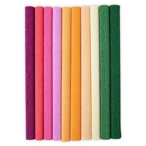 Color Splash 12" x 24" Crepe Paper Assortment - Let It Bloom - Sizzix Surfacez - Sizzix