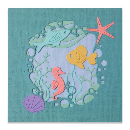 Ocean Scene Thinlits Die Set-Olivia Rose-Sizzix