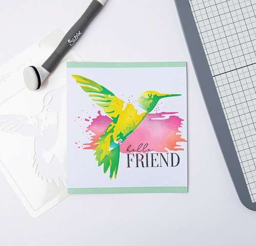 Hummingbird Layered Stencils - Making Tool - Sizzix*