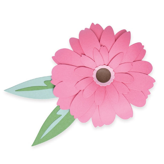 Gerbera Flower Thinlits Dies-Olivia Rose-Sizzix