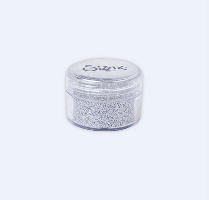 Silver Fine Biodegradable Glitter, 12g-Making Essential-Sizzix