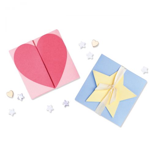 Heart & Star Card Box Thinlits Dies-Kath Breen-Sizzix