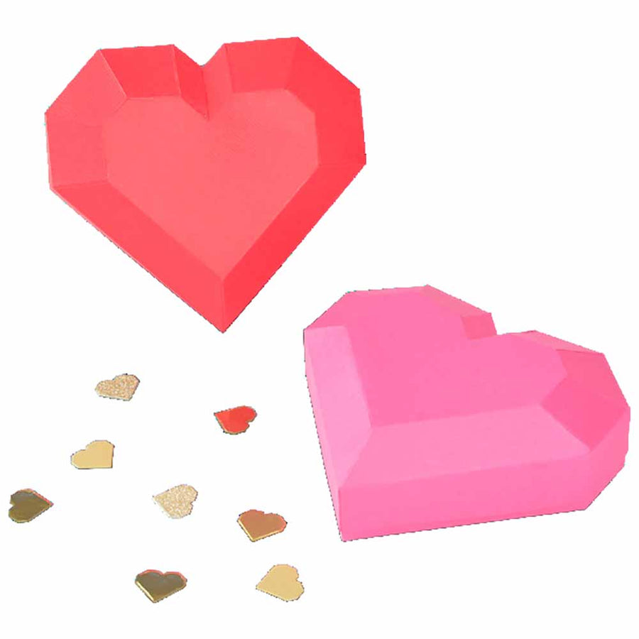 Geo Heart Box Thinlits Dies-Kath Breen-Sizzix