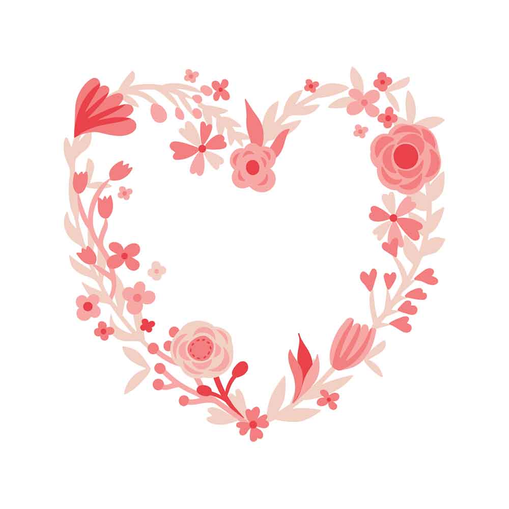 Sizzix Heart Wreath Layered Stencils for Crafting by Olivia Rose ...