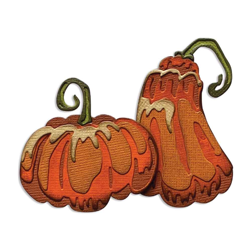 Sizzix Thinlits Dies by Tim Holtz 12-pkg-Pumpkin Duo Colorize