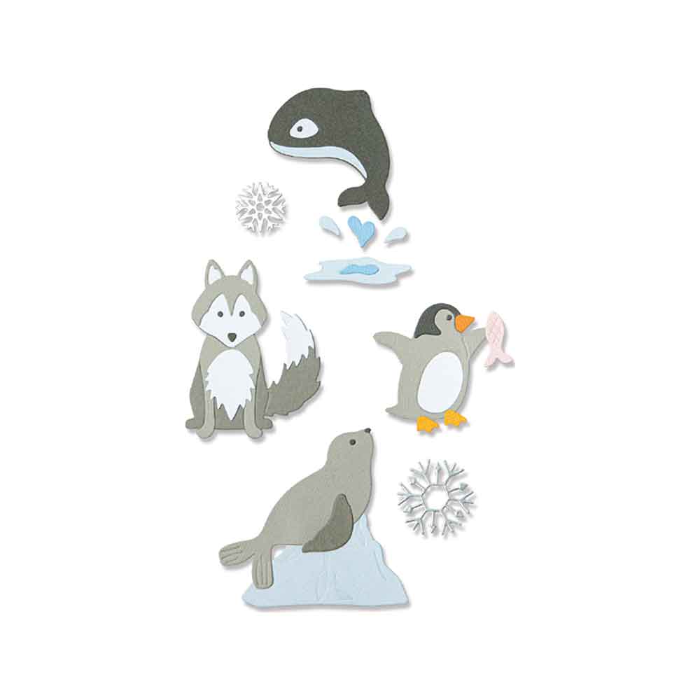 Arctic Animals Thinlits Die Set - Jennifer Ogborn - Sizzix