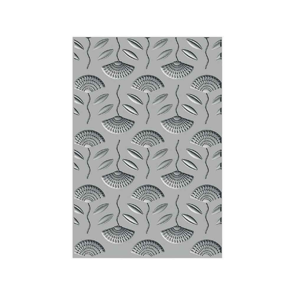 Quirky Florals 3-D Textured Impressions Embossing Folder - Kath Breen - Sizzix